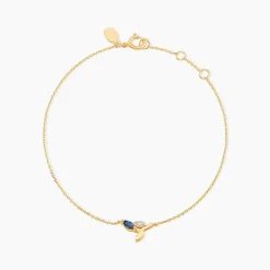 Bracelet Bendt Or Jaune Saphir Diamant