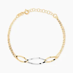 Bracelet Benedicte Or Bicolore|Marc Orian