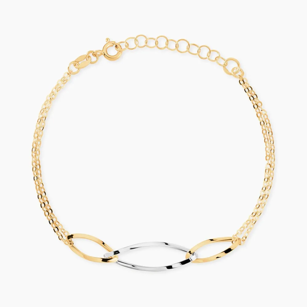 Bracelet Benedicte Or Bicolore|Marc Orian