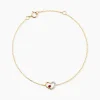 Bracelet Bengta Or Jaune Rubis Diamant