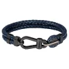 Bracelet Boss Ares Prime Cuir De Veau Bleu|BOSS BIJOUX Online