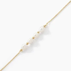 Bracelet Bron Or Jaune Perle De Culture|Marc Orian Discount