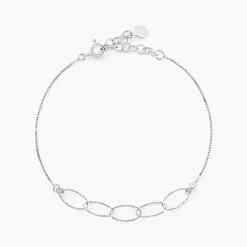 Bracelet Bulle Argent Blanc|Marc Orian New