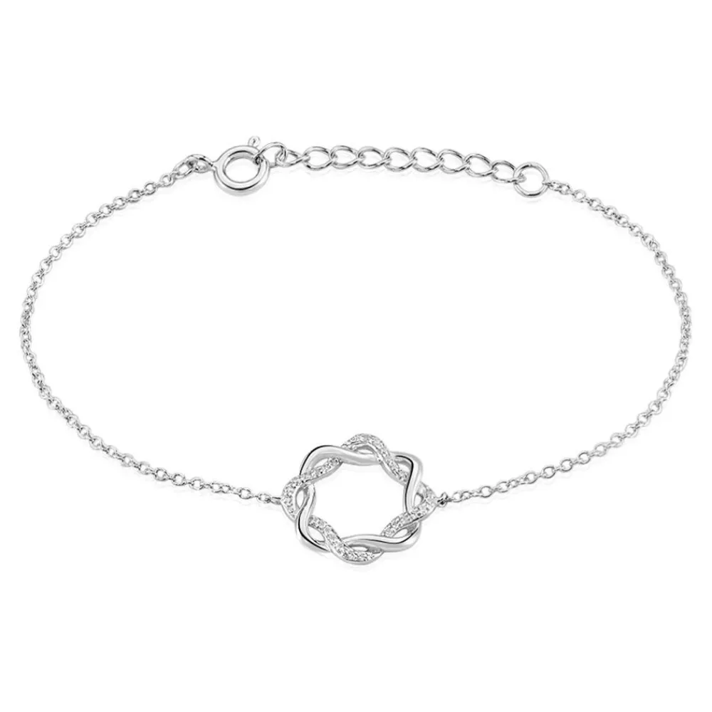 Bracelet Calandra Argent Blanc Oxyde De Zirconium|Marc Orian Sale