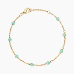 Bracelet Calliope Plaqué Or Doré Amazonite|Marc Orian Clearance