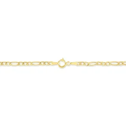Bracelet Cameo Maille Alternee 1/3 Or Jaune