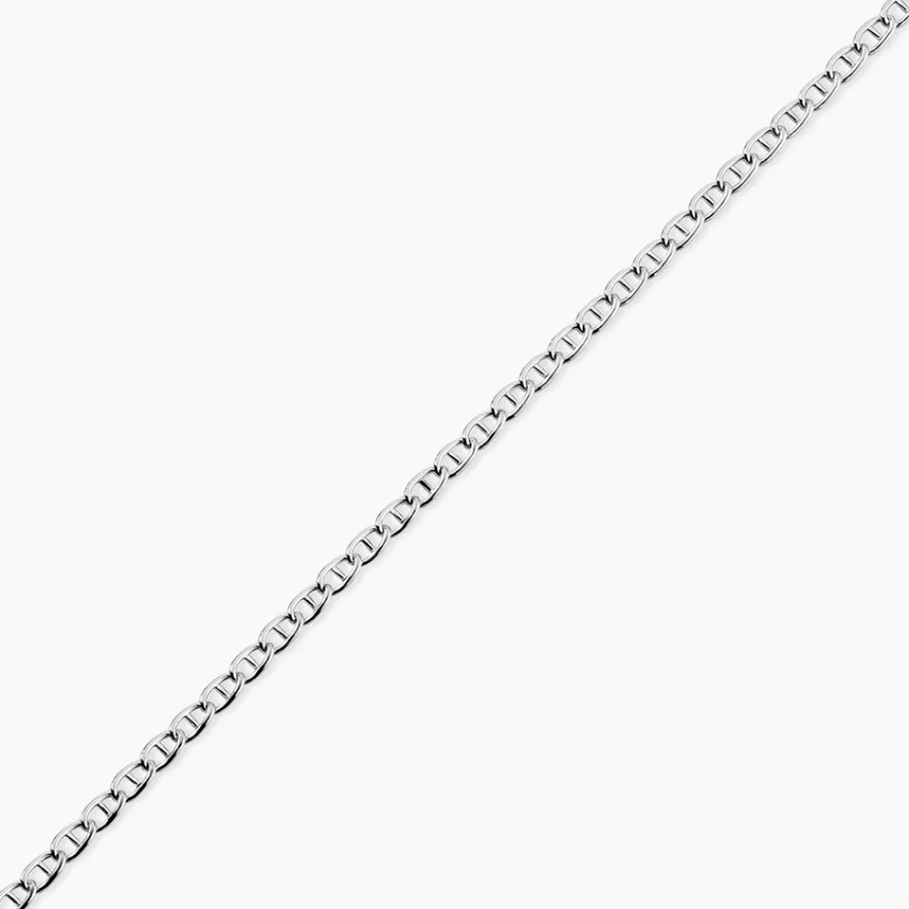 Bracelet Capucin Maille Marine Plate|Marc Orian Best