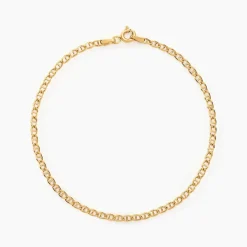 Bracelet Capucin Maille Marine Plate|Marc Orian Online