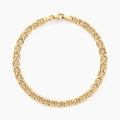 Bracelet Capucin Maille Marine Plate|Marc Orian