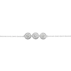 Bracelet Carlana Or Blanc Oxyde De Zirconium|Marc Orian Sale