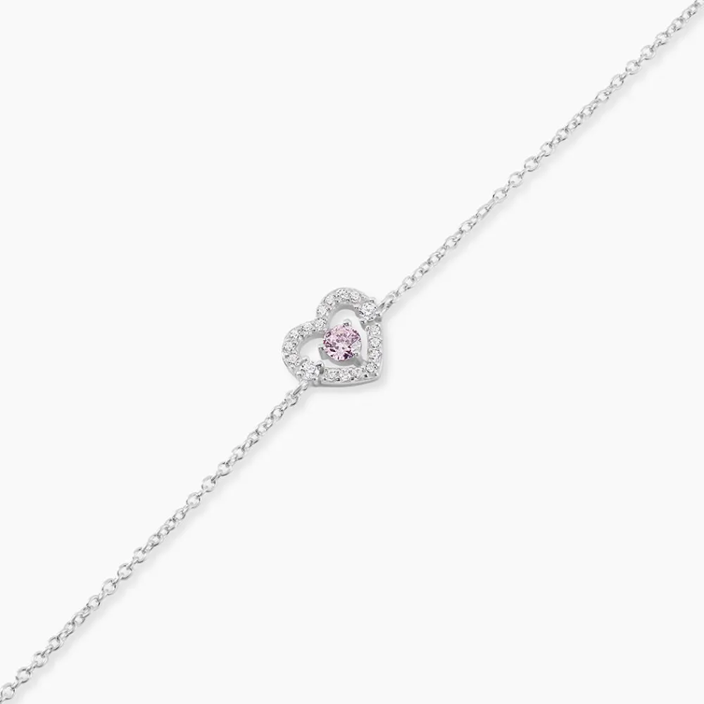 Bracelet Carren Argent Blanc Oxyde De Zirconium|Marc Orian Outlet