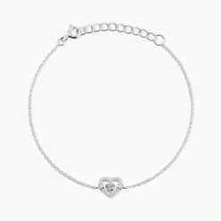 Bracelet Carren Argent Blanc Oxyde De Zirconium|Marc Orian Outlet