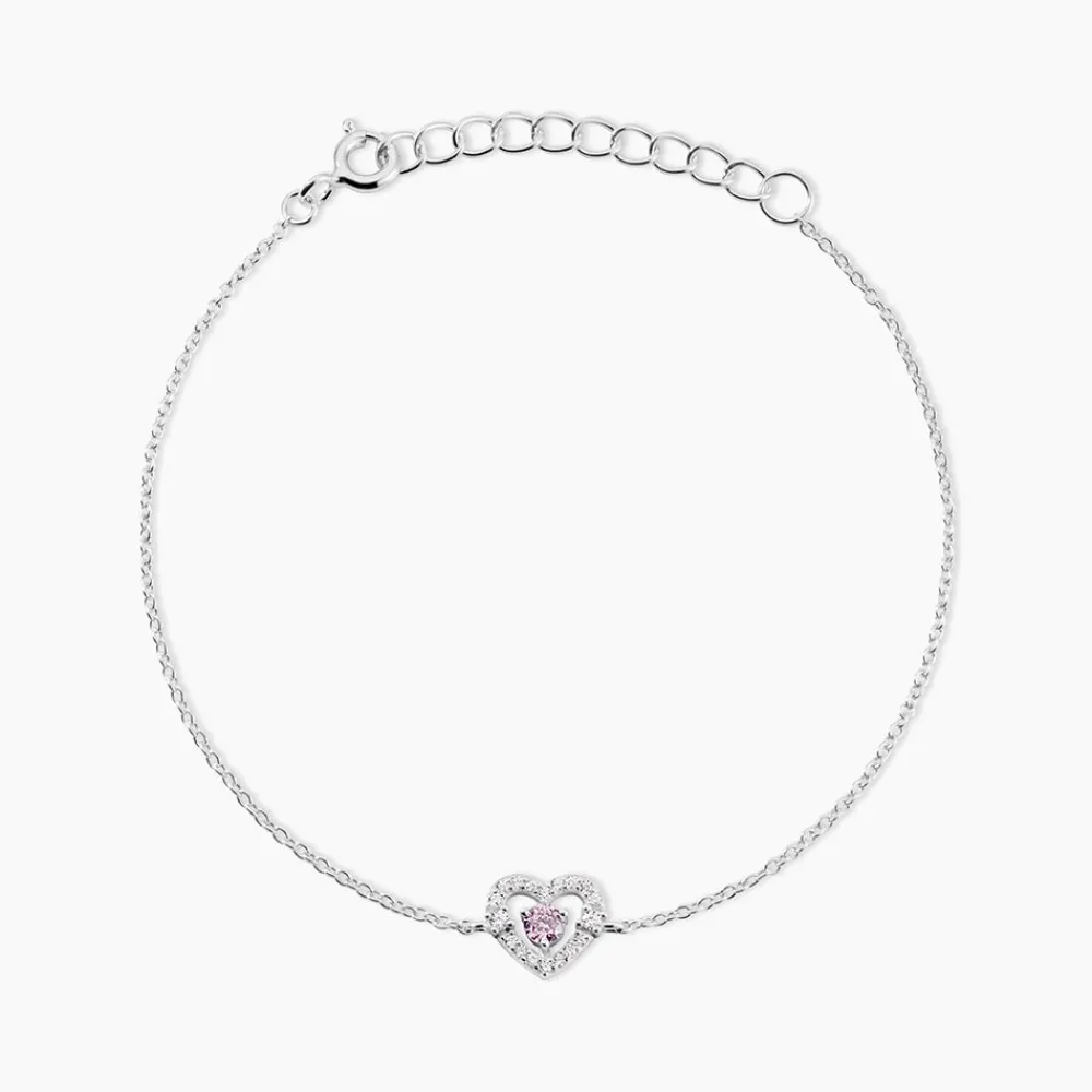 Bracelet Carren Argent Blanc Oxyde De Zirconium|Marc Orian Outlet