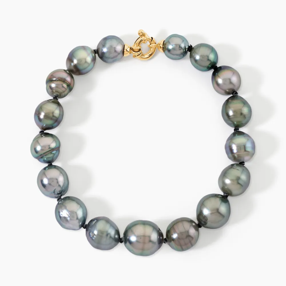 Bracelet Cerclee Or Jaune Perle De Culture De Tahiti|Marc Orian Outlet