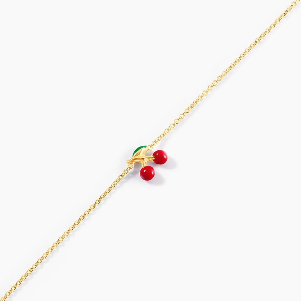 Bracelet Cherry Cerise Or Jaune