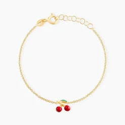 Bracelet Cherry Cerise Or Jaune