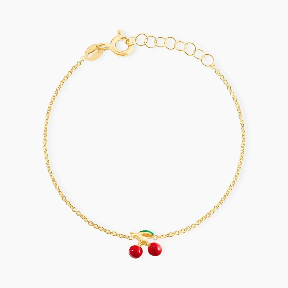 Bracelet Cherry Cerise Or Jaune