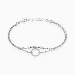 Bracelet Claramay Argent Blanc|Marc Orian Sale