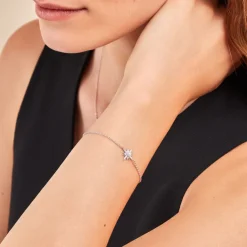 Bracelet Clementia Argent Blanc Perle De Culture Oxyde De Zirconium|Marc Orian