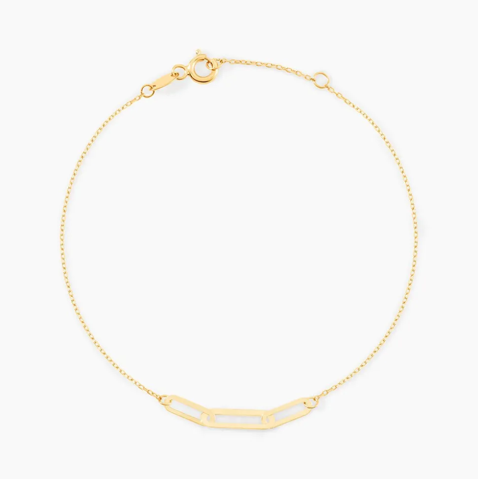 Bracelet Clippea Or Jaune