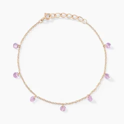 Bracelet Collie Argent Rose Oxyde De Zirconium|Marc Orian Outlet