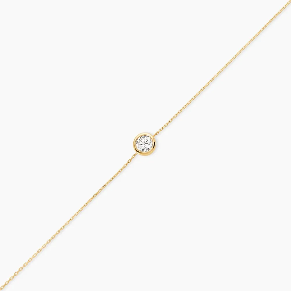 Bracelet Columbine De Zirconium Blanc|Marc Orian Online