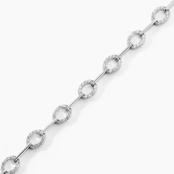 Bracelet Conie Argent Blanc Oxyde De Zirconium
