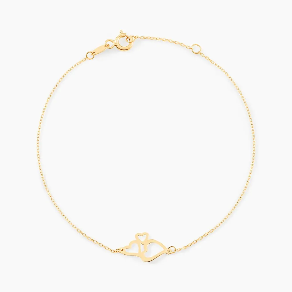 Bracelet Corazones Or Jaune|Marc Orian Discount