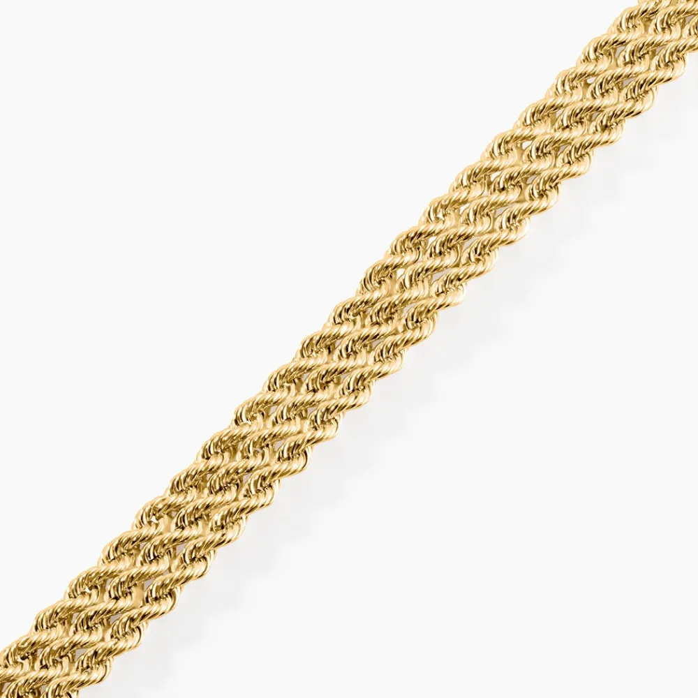 Bracelet Cordelia Maille Corde 3 Rangs|Marc Orian Hot