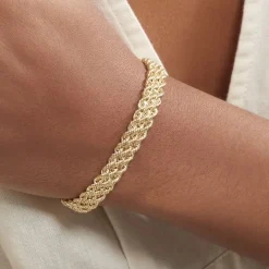 Bracelet Cordelia Maille Corde 3 Rangs|Marc Orian Outlet