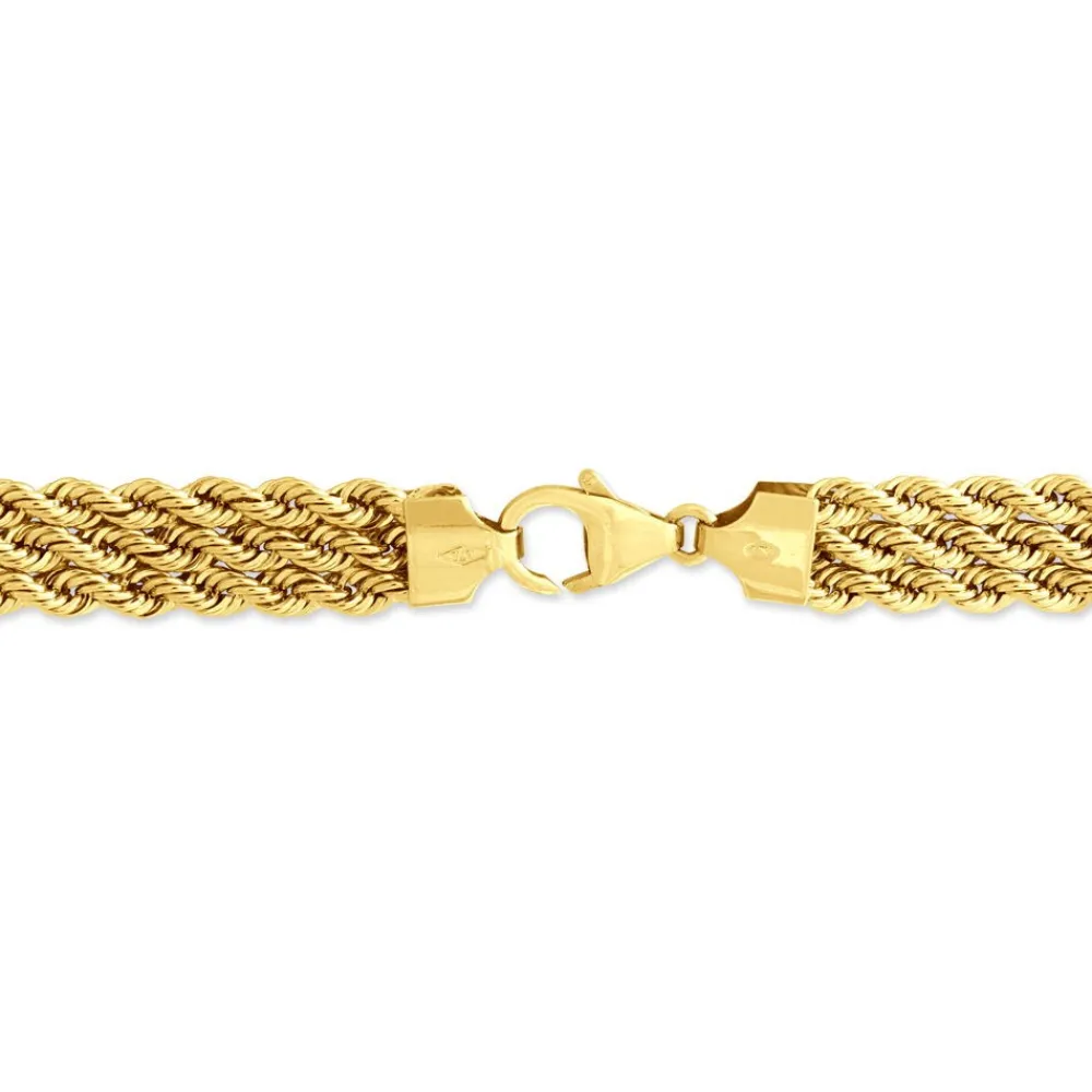Bracelet Cordelia Maille Corde 3 Rangs|Marc Orian Outlet