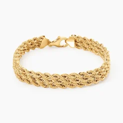Bracelet Cordelia Maille Corde 3 Rangs|Marc Orian Outlet