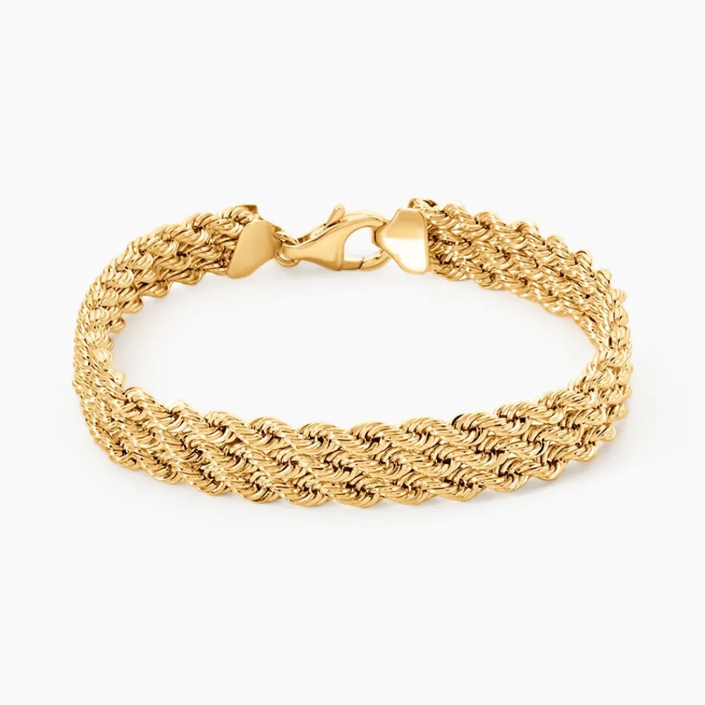 Bracelet Cordelia Maille Corde 3 Rangs|Marc Orian Outlet