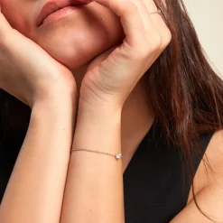 Bracelet Court Argent Blanc Lylwenn Oxyde De Zirconium|Marc Orian Best