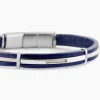 Bracelet Cuir De Vache Bleu|JOURDAN Best