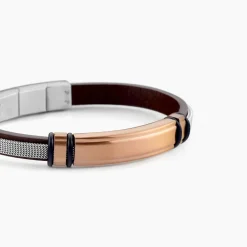 Bracelet Cuir De Vache Marron|JOURDAN