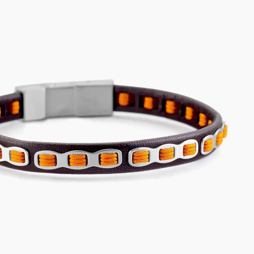 Bracelet Cuir De Vache Marron|JOURDAN Sale