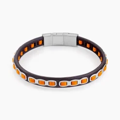 Bracelet Cuir De Vache Marron|JOURDAN Sale