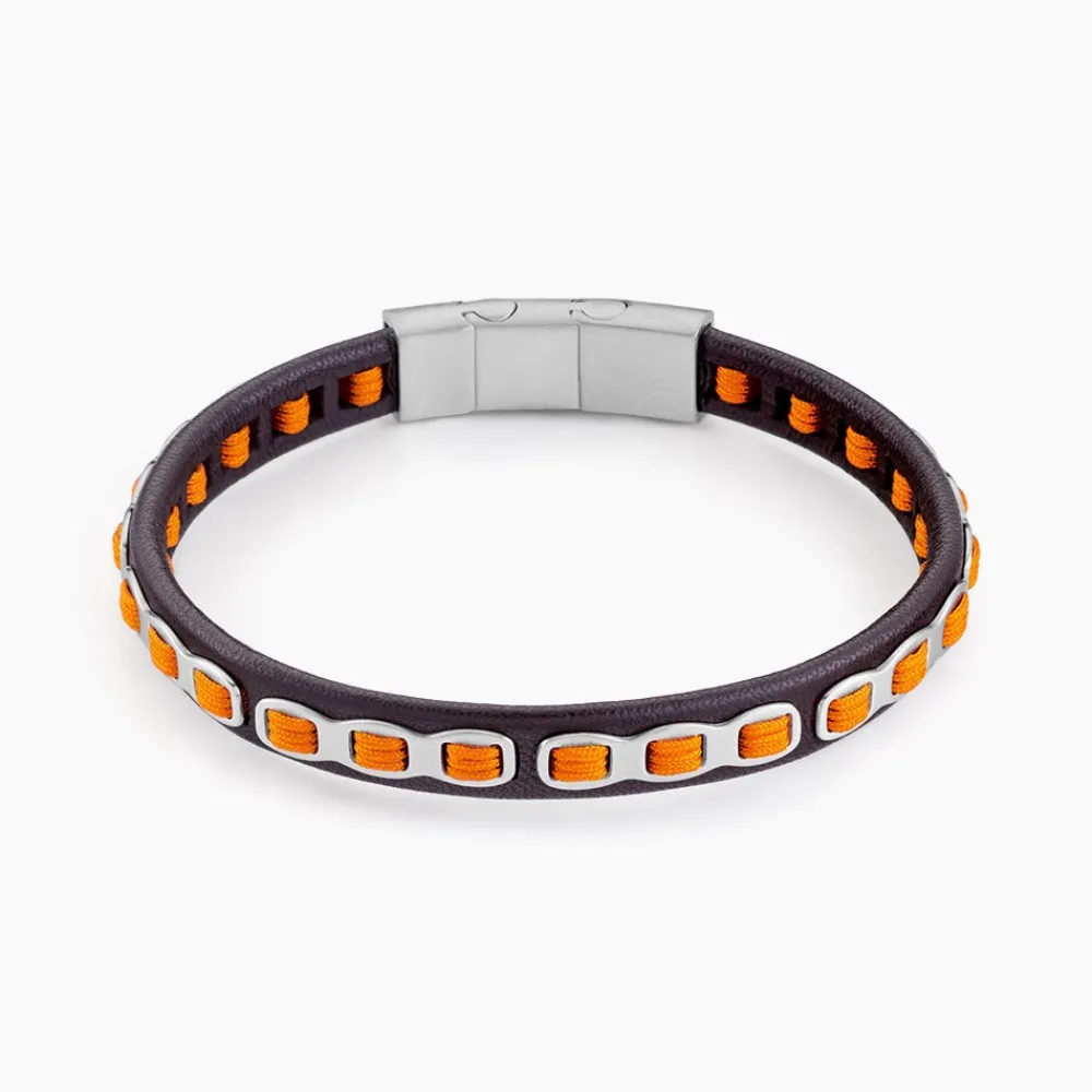 Bracelet Cuir De Vache Marron|JOURDAN Sale