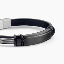 Bracelet Cuir De Vache Noir|JOURDAN Outlet