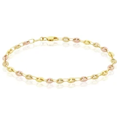 Bracelet Dami Maille Grain De Cafe Or Tricolore|Marc Orian Sale