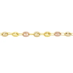 Bracelet Dami Maille Grain De Cafe Or Tricolore|Marc Orian Sale