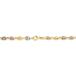 Bracelet Dami Maille Grain De Cafe Or Tricolore|Marc Orian Sale