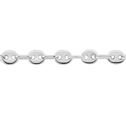 Bracelet Dami Maille Grain De Cafe Or Blanc|Marc Orian New