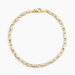 Bracelet Danae Plaquette Or Bicolore