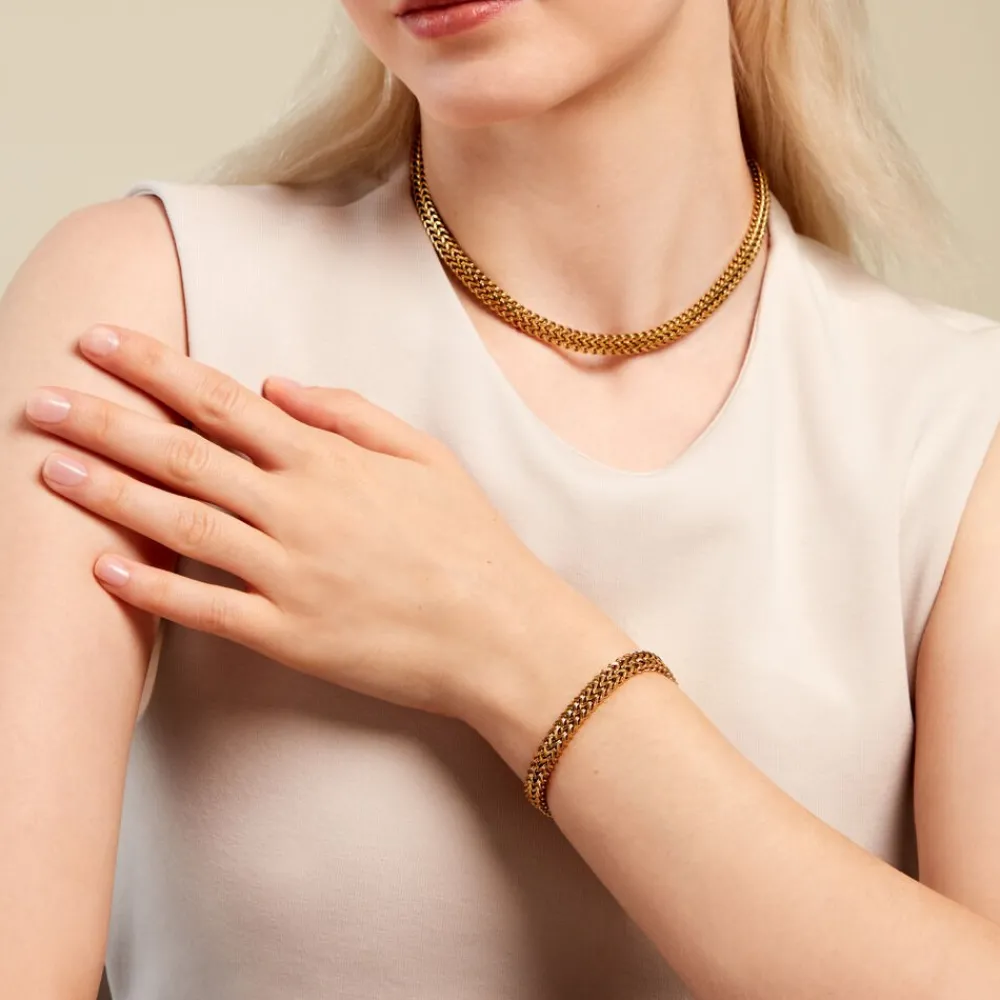 Bracelet Denia Acier Jaune|Marc Orian Best