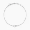 Bracelet Desert Argent Blanc Oxyde De Zirconium