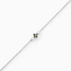 Bracelet Desert Argent Blanc Oxyde De Zirconium