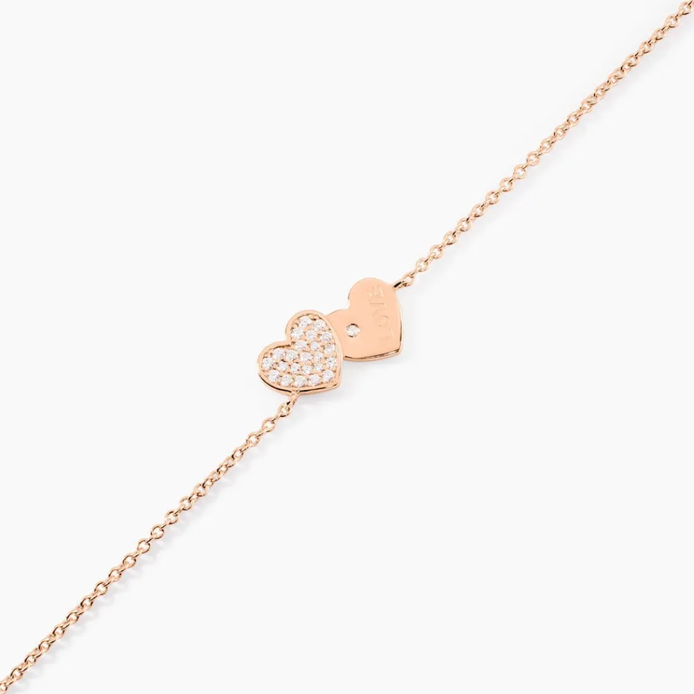 Bracelet Deven Argent Rose Oxyde De Zirconium|Marc Orian Outlet