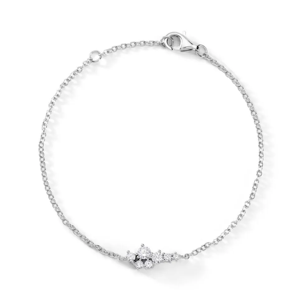 Bracelet Eden Argent Blanc Oxyde De Zirconium